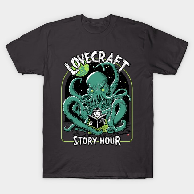 Lovecraft Story Hour T-Shirt by TeeLabs